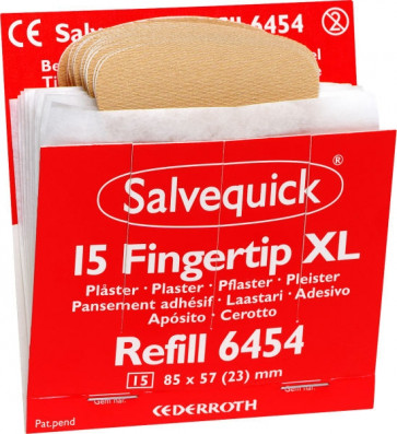 Salvequick plaster Ekstra Stor Fingertup 6454