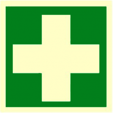 Skilt - Førstehjelpsutstyr symbol