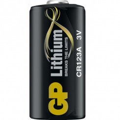 GP CR123A, 3V lithium batteri