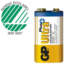 GP Ultra PLUS Alkaline 9V-batteri